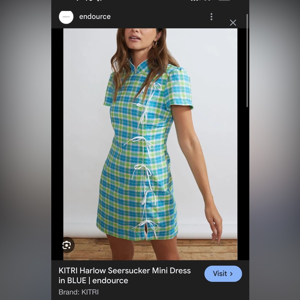 ISO!!!! KITRI HARLOW SEERSUCKER MINI DRESS THIS COLOR!!